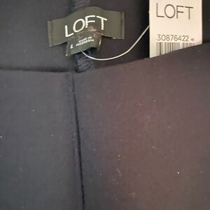 NWT LOFT Black stretch dress leggings